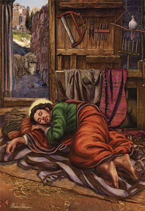 Sleeping St. Joseph Painting