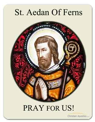 St. Aedan Of Ferns Pray for Us