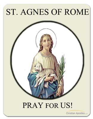 St. Agnes of Rome Pray for Us