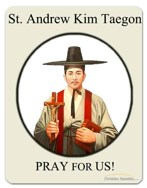 St. Andrew Kim Taegon Pray For Us