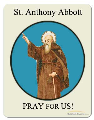 St. Anthony Abbott Pray For Us