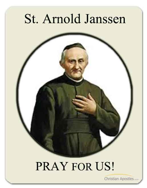 St. Arnold Janssen Pray for us