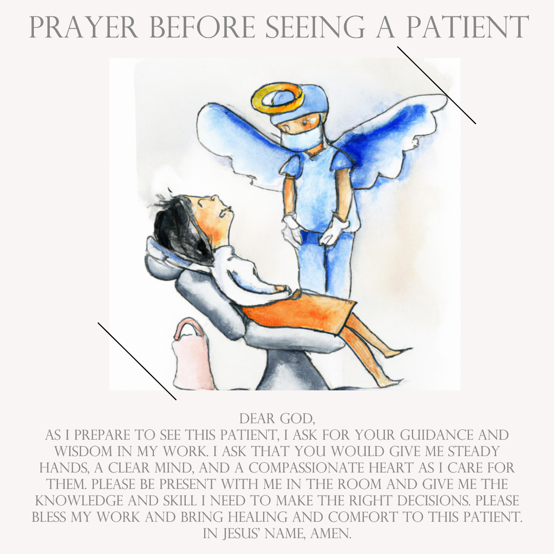 Prayer for dentist before seeing a patient