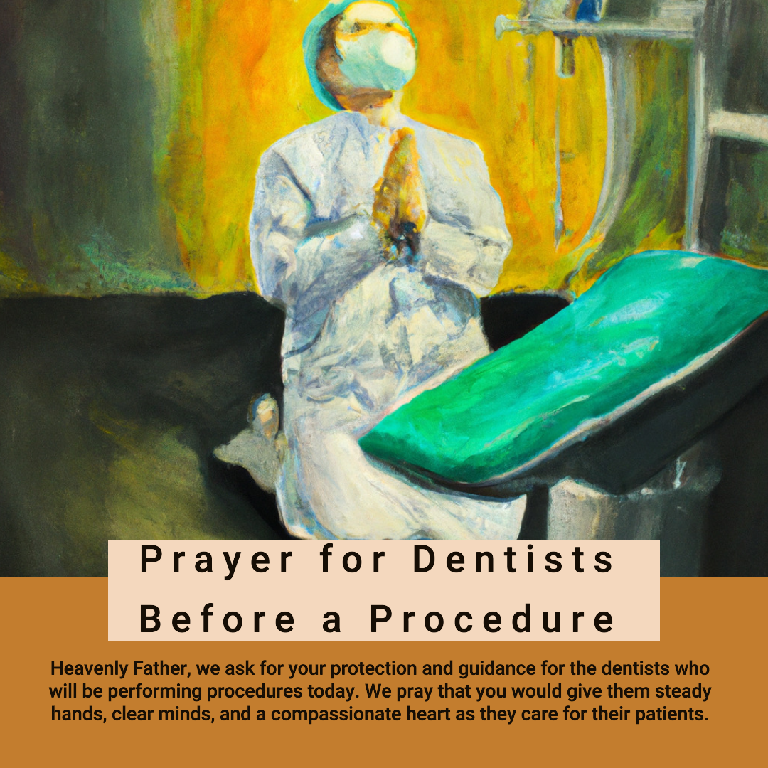 Prayers for Dentists – christianapostles.com