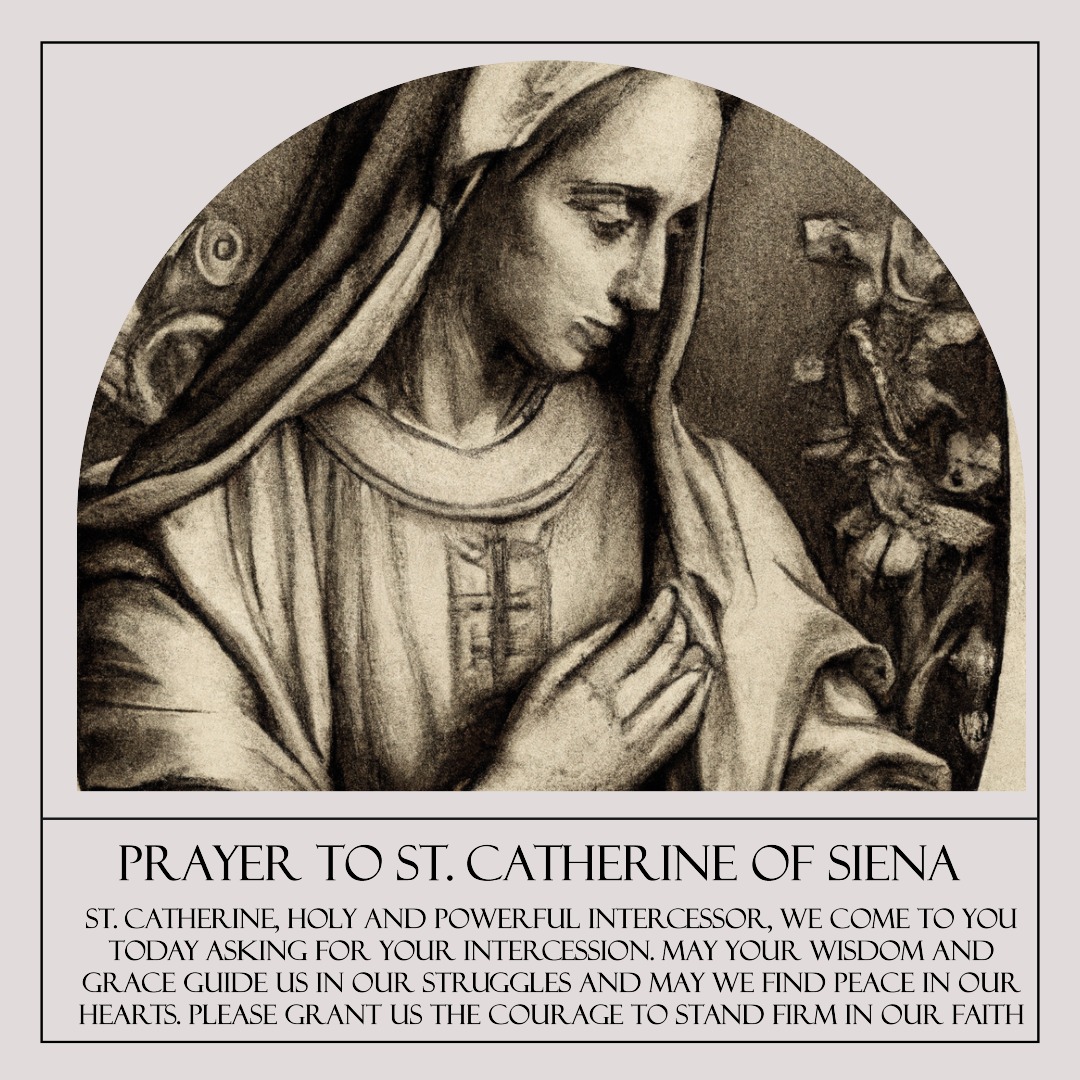 Intercession Prayer to Saint Catherine of Sienna