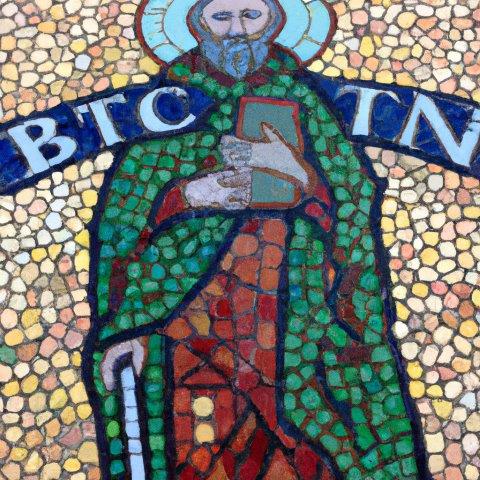 Mosaic of St. Benedict