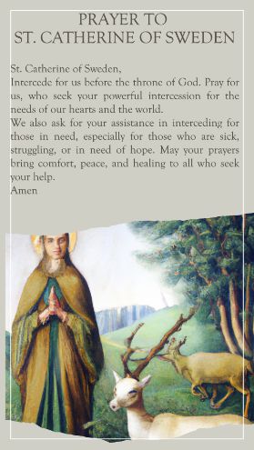 Prayer to Saint Catherine of Sweden