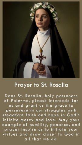 Prayer to Saint Rosalia
