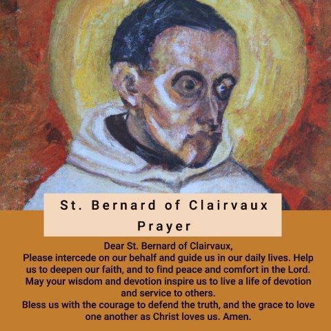 Prayer to St. Bernard