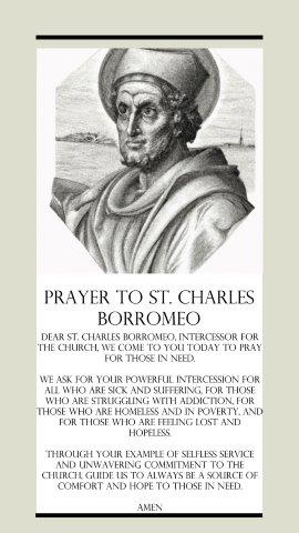 Prayer to St. Charles Borromeo