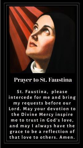Prayer to St. Faustina