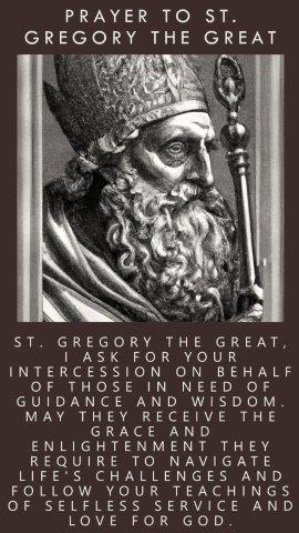 Prayer to St. Gregory the Great