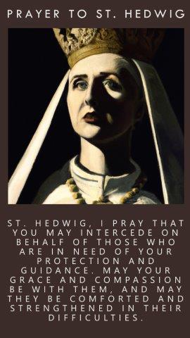 Prayer to St. Hedwig