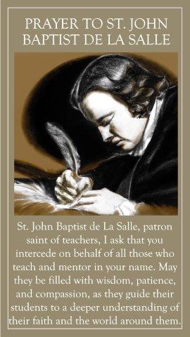 Prayer to St. John Baptist de la Salle
