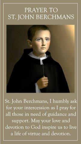 Prayer to St. John Berchmans