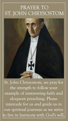 Prayer to St. John Chrysostom