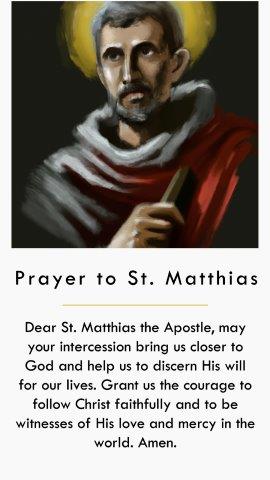 Prayer to St. Matthias the Apostle