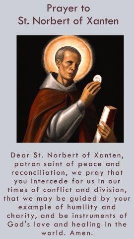 Prayer to St. Norbert of Xanten