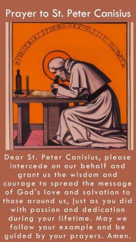Prayer to St. Peter Canisius