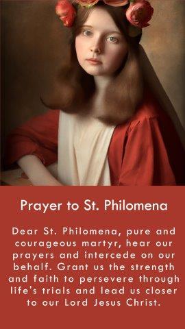 Prayer to St. Philomena