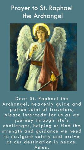 Prayer to St. Raphael the Archangel