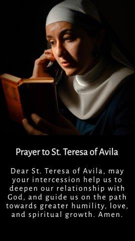 Prayer to St. Teresa of Avila