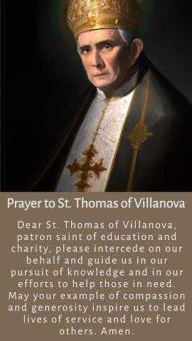 Prayer to St. Thomas of Villanova