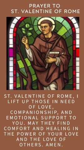 Prayer to St. Valentine of Rome
