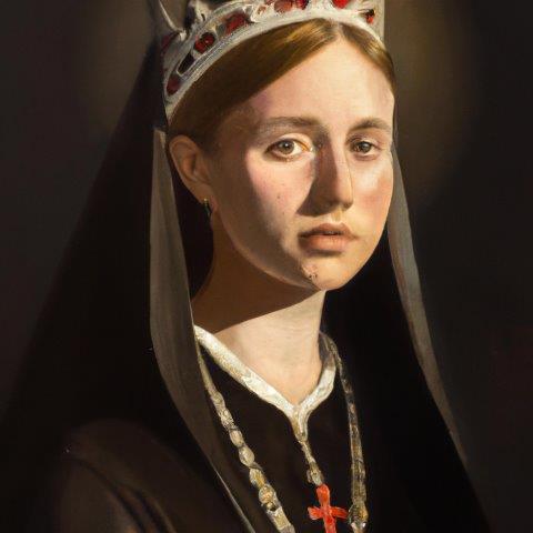 Saint Elizabeth of Hungary Painting