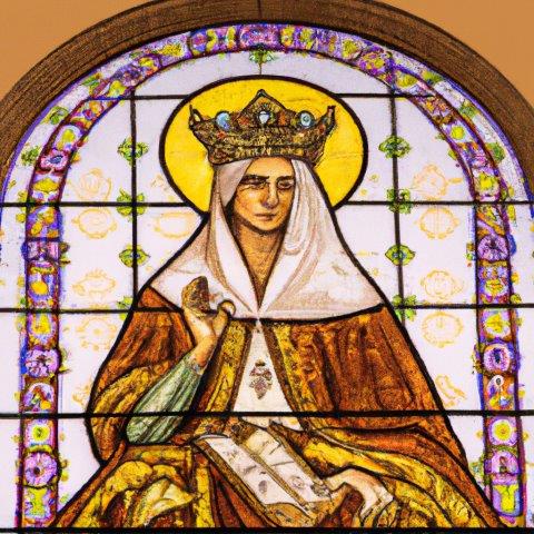 Saint Elizabeth of Hungary Stained Glass