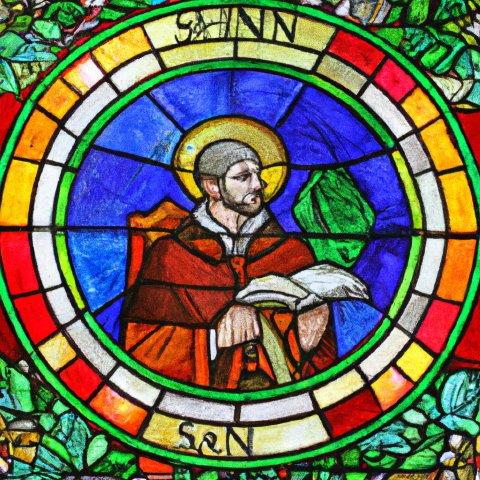 St. Bernadine of Sienna Stained Glass