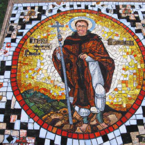 St. Bernard of Clairvaux mosaic