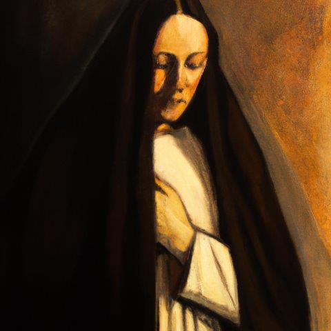 St. Brigid of Ireland Painting