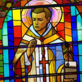 St. Bruno Stained Glass Patron saint of Carthusian Monks