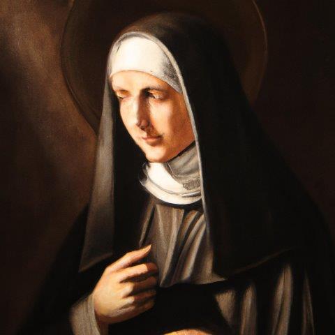 St. Claire of Assisi Painting