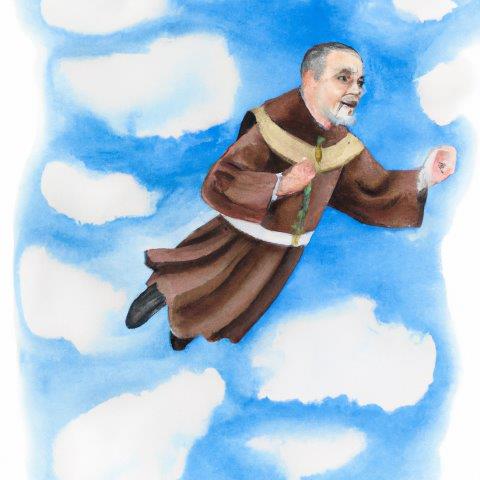 St. Joseph of Cupertino Watercolor