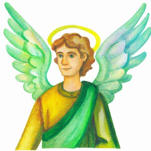 St. Raphael the Archangel Watercolor