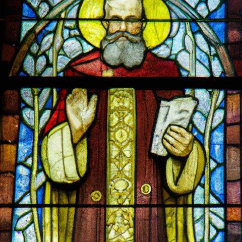 Stained Glass Image of St. Barnabas