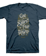 Kerusso Christian T-Shirt Spirit Of Power Scrolls