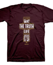 Kerusso Christian T-Shirt Way Truth Life Cross