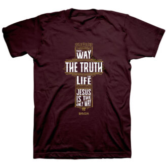 Kerusso Christian T-Shirt Way Truth Life Cross