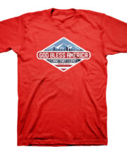 (2 pack) Kerusso Christian T-Shirt Patriotic 2022 Red