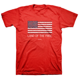 (2 pack) Kerusso Christian T-Shirt Patriotic 2023 Red