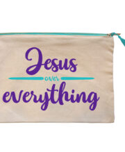 grace & truth Jesus Over Everything Zipper Bag