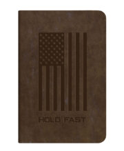 (2 pack) HOLD FAST Flag Brown Journal