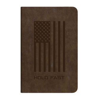 (2 pack) HOLD FAST Flag Brown Journal