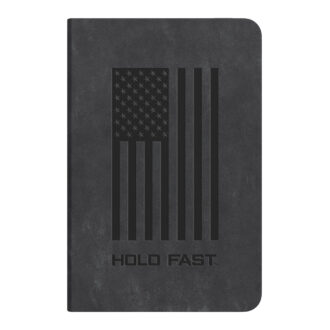 (2 pack) HOLD FAST Flag Grey Journal