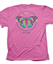 Cherished Girl Womens T-Shirt Butterfly