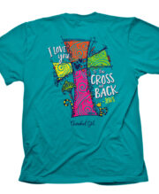 Cherished Girl Womens T-Shirt Cross Love