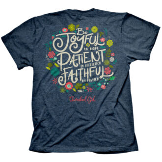 Cherished Girl Womens T-Shirt Joyful